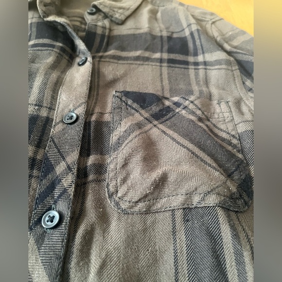 Beach Lunch Lounge Sally brushed flannel shirt, size Small S/P - Picture 4 of 8
